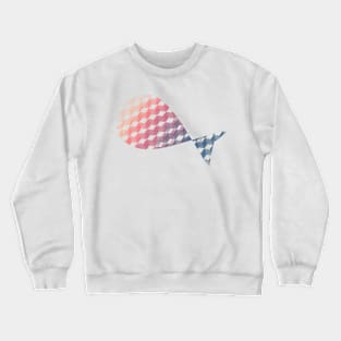 Geometric Fish abstract Crewneck Sweatshirt